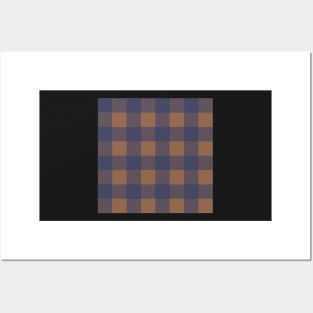 Little Critter Plaid - Light Brown and Navy Posters and Art